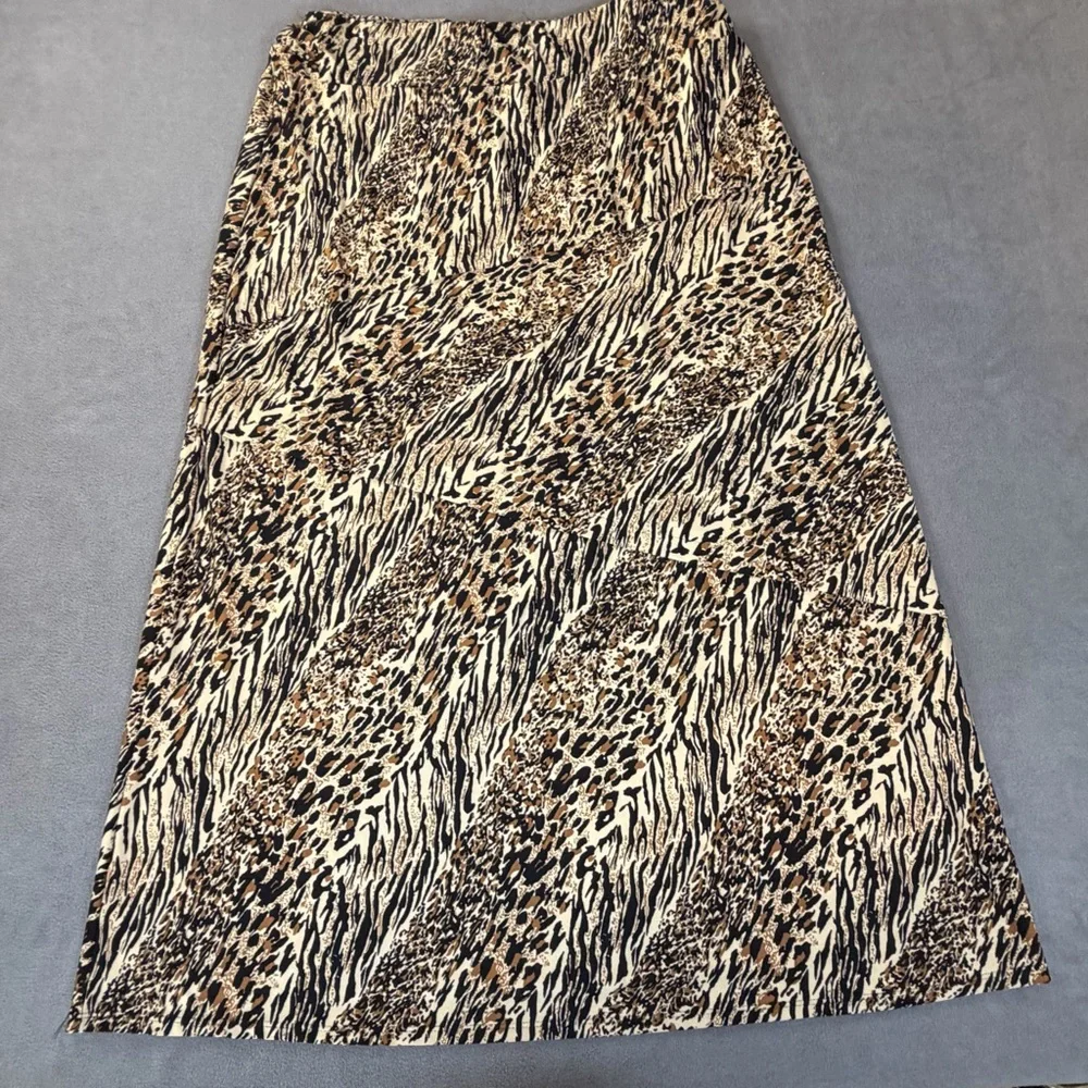 Robert Louis Women’s Long/Maxi Animal Print Skirt- Stretch- Size XL- Like New - Picture 5 of 8